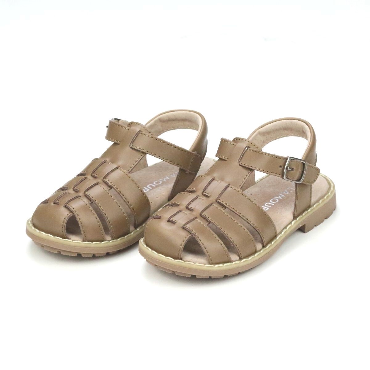 lamour-emerson-mocha-fisherman-sandal