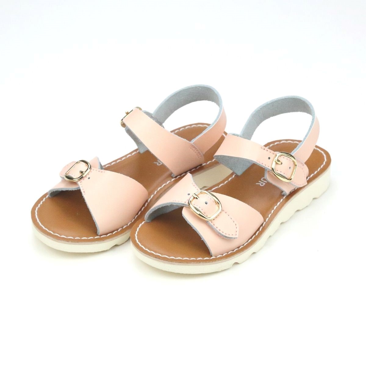 lamour-apricot-classic-buckle-sandal
