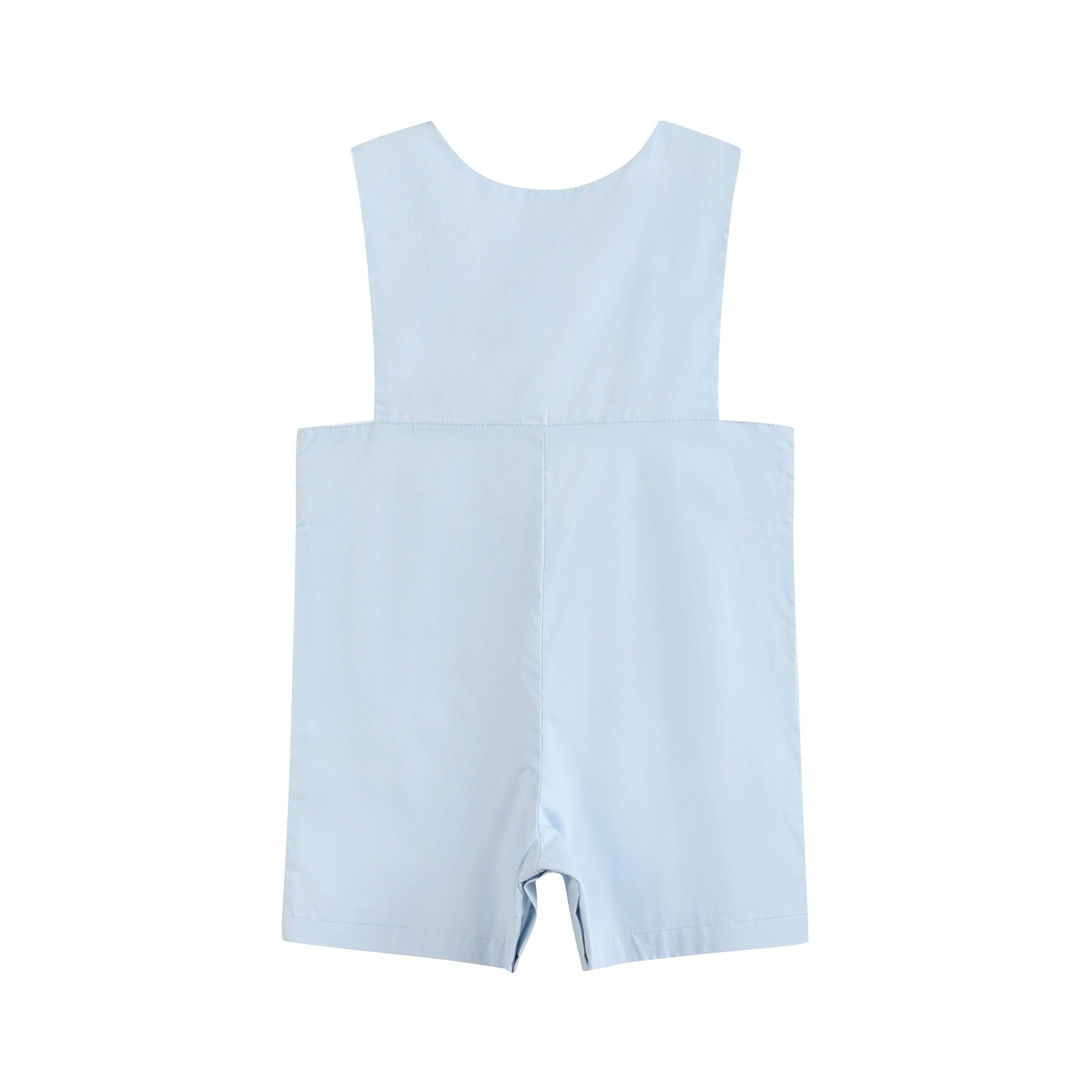 Blue Crosses Smocked JonJon