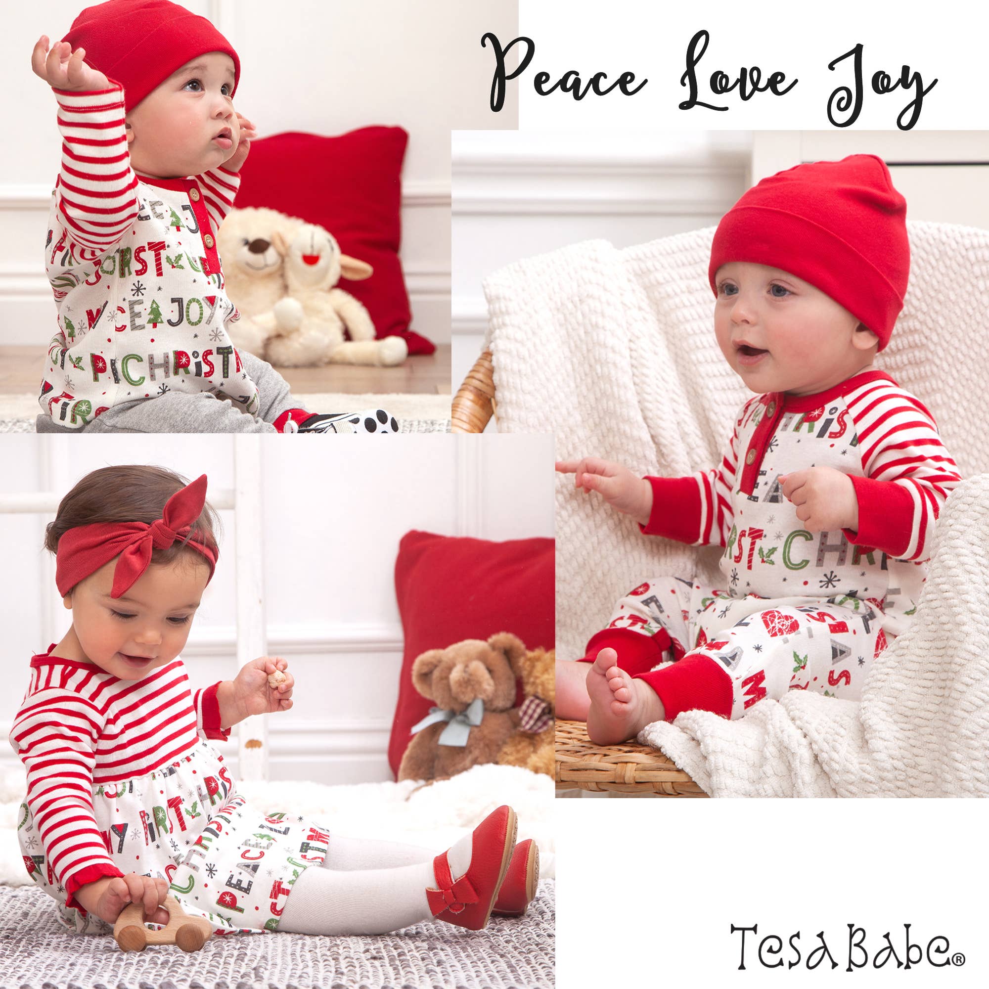 Baby Boy's Christmas Bamboo Romper: 6-9 months