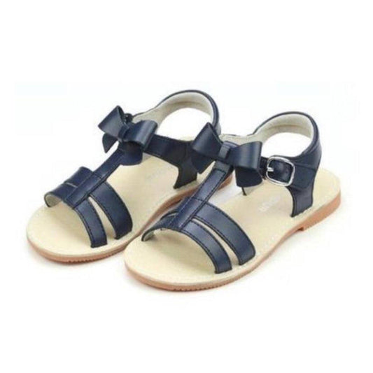 lamour-janie-navy-leather-tstrap-bow-sandal