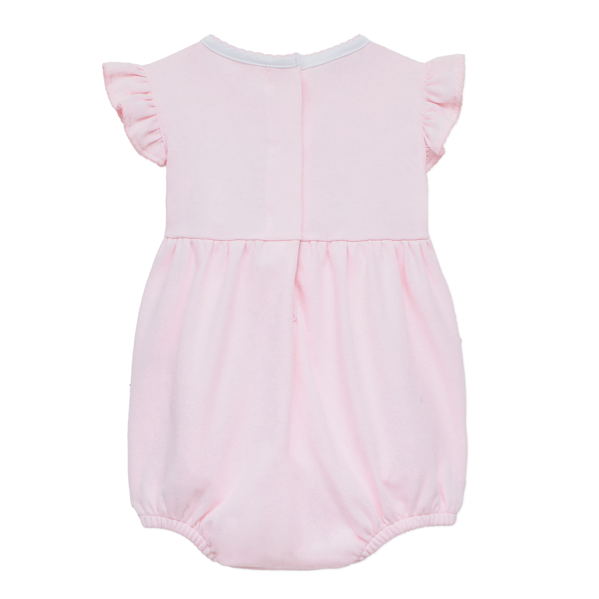 Little Ducklings Classics Smocked Bubble - Pink: Newborn
