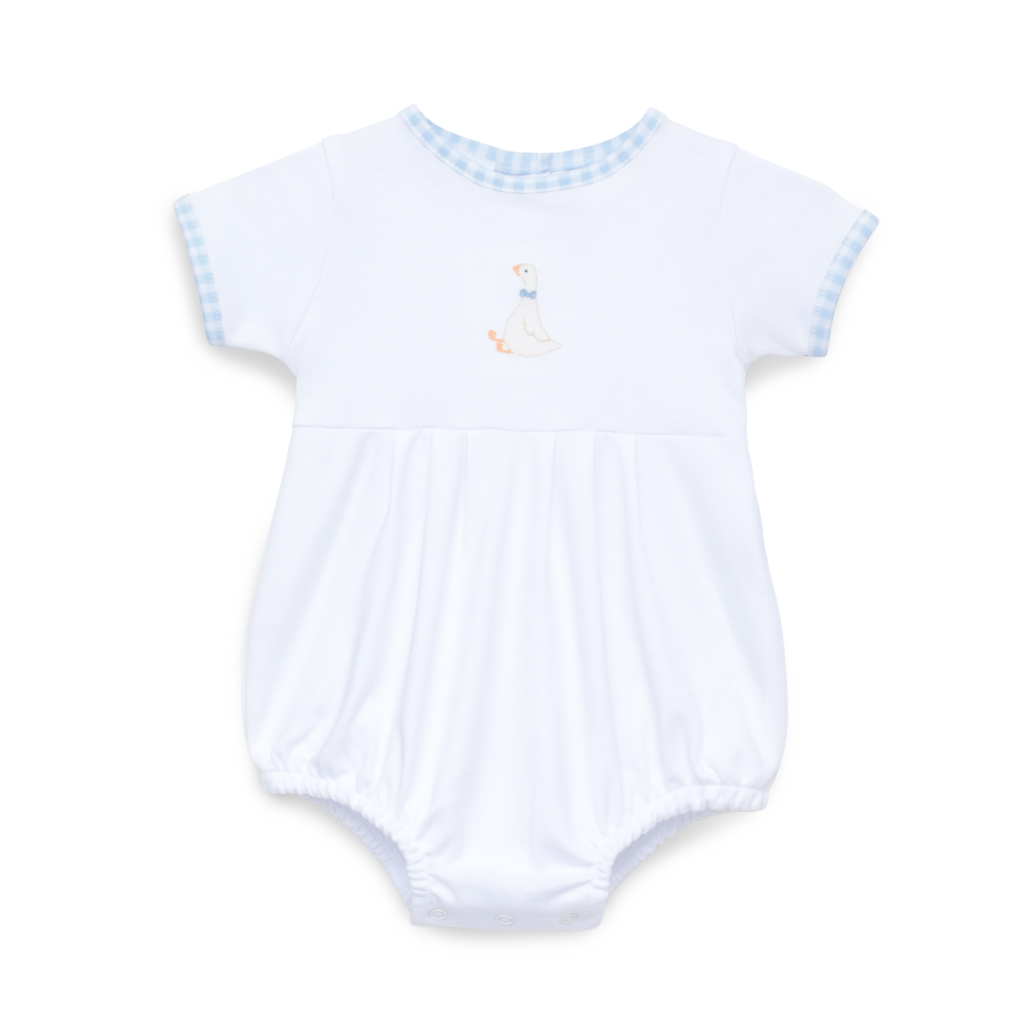 Silly Goose Bubble - Light Blue: 3 Months