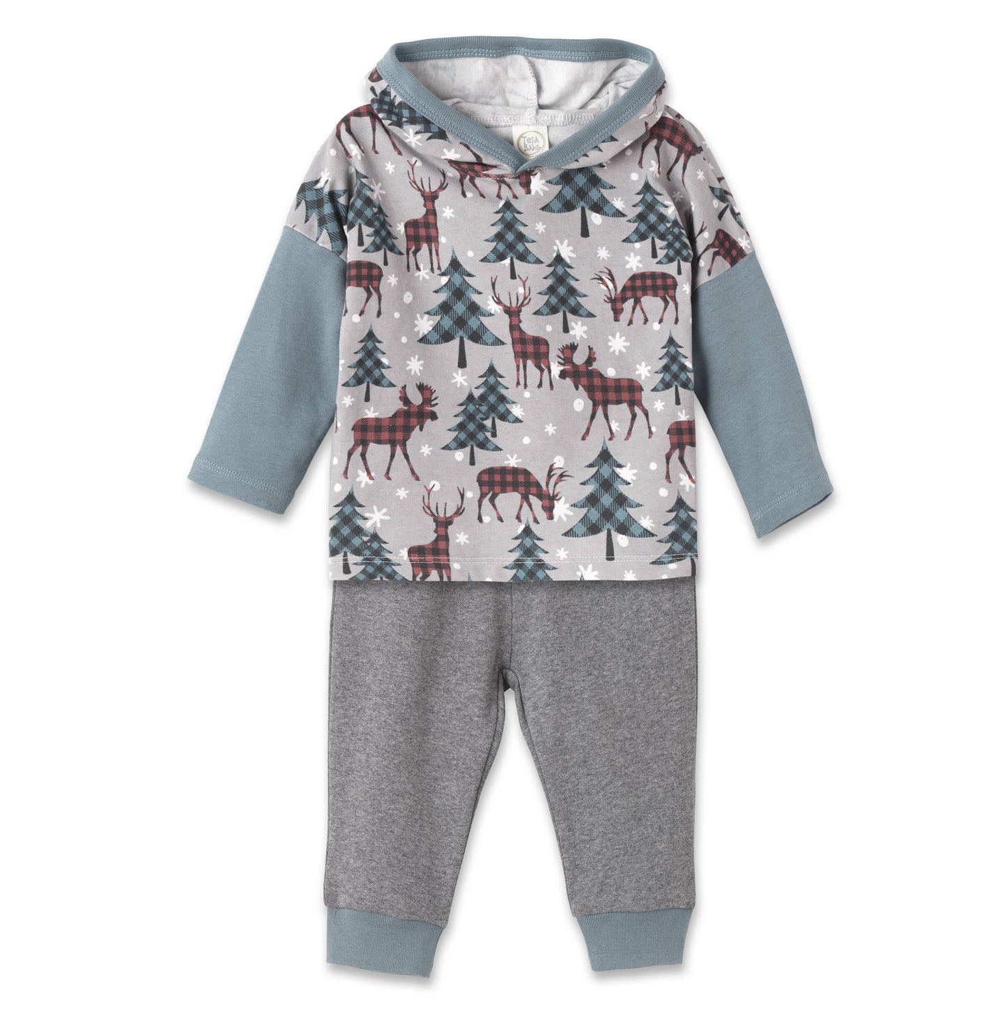 Christmas Boy's Bamboo Top & Pants-Family Matching: 3T