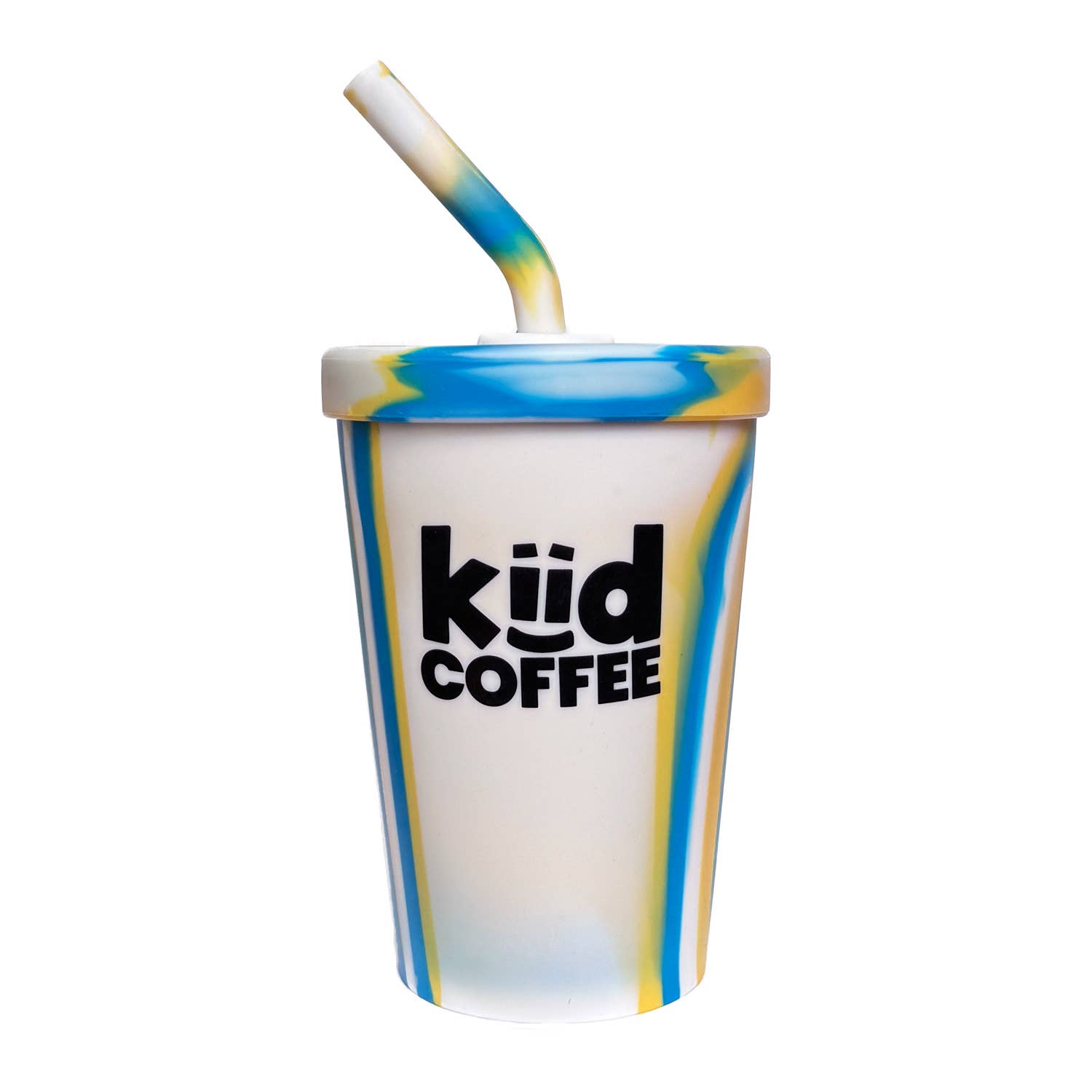 Kiid Coffee Official Cup - Blue/Yellow 10 FL OZ
