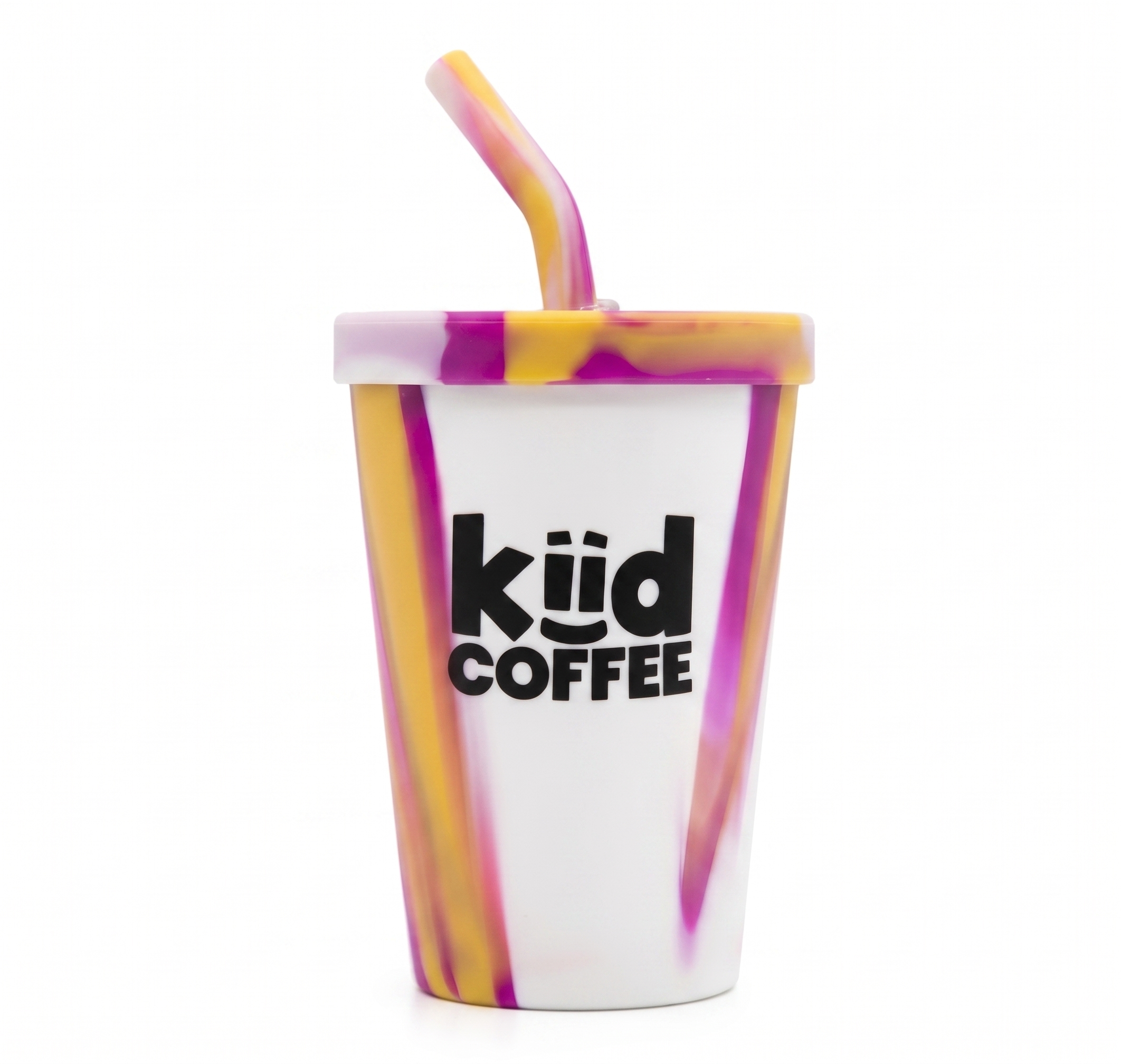 Kiid Coffee Official Cup -  Purple/Yellow (10 FL OZ)