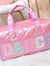 'Dance' Metallic Quilted Large Duffle Bag