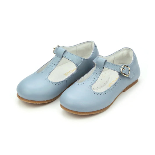 lamour-elanor-dusty-blue-t-bar-flat