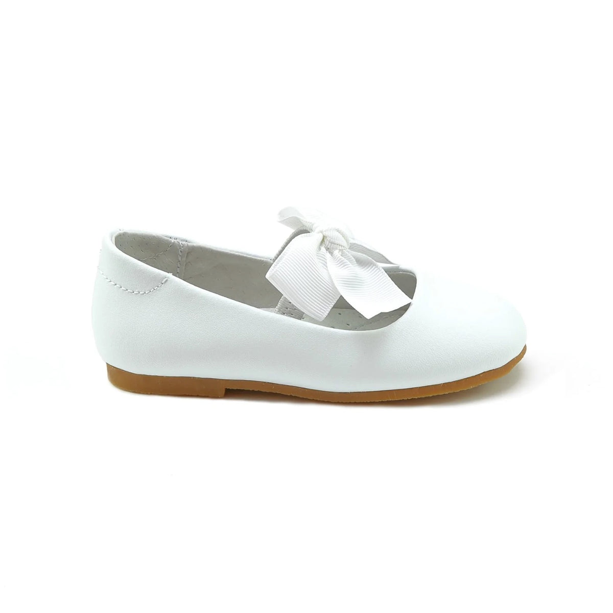 L'Amour Pauline Special Occasion Bow Flat-White