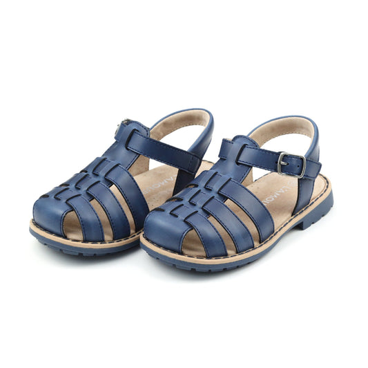 lamour-emerson-navy-fisherman-sandal