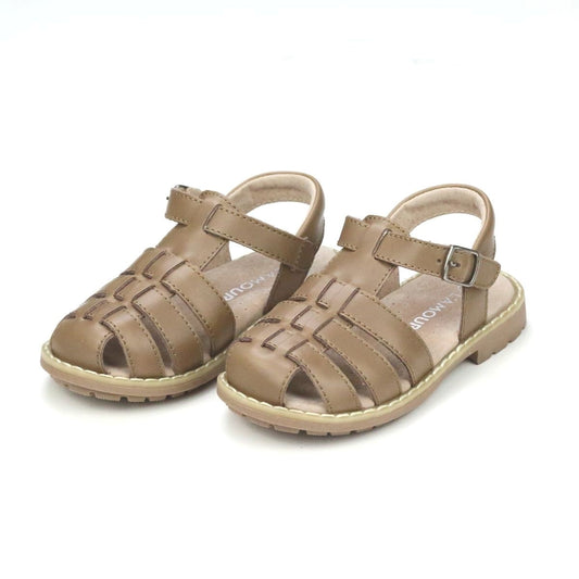 lamour-emerson-mocha-fisherman-sandal