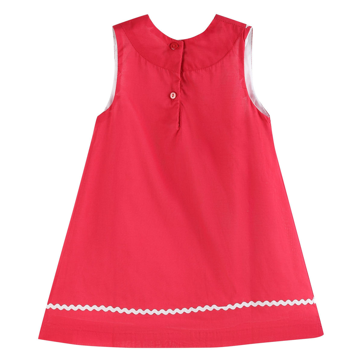 Red Pom-Pom Christmas Tree Dress
