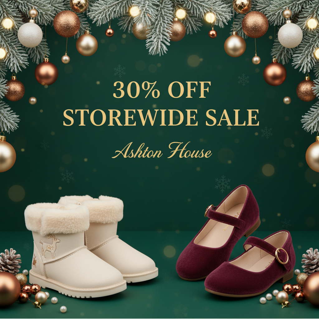 Ashton House Christmas Sale Banner