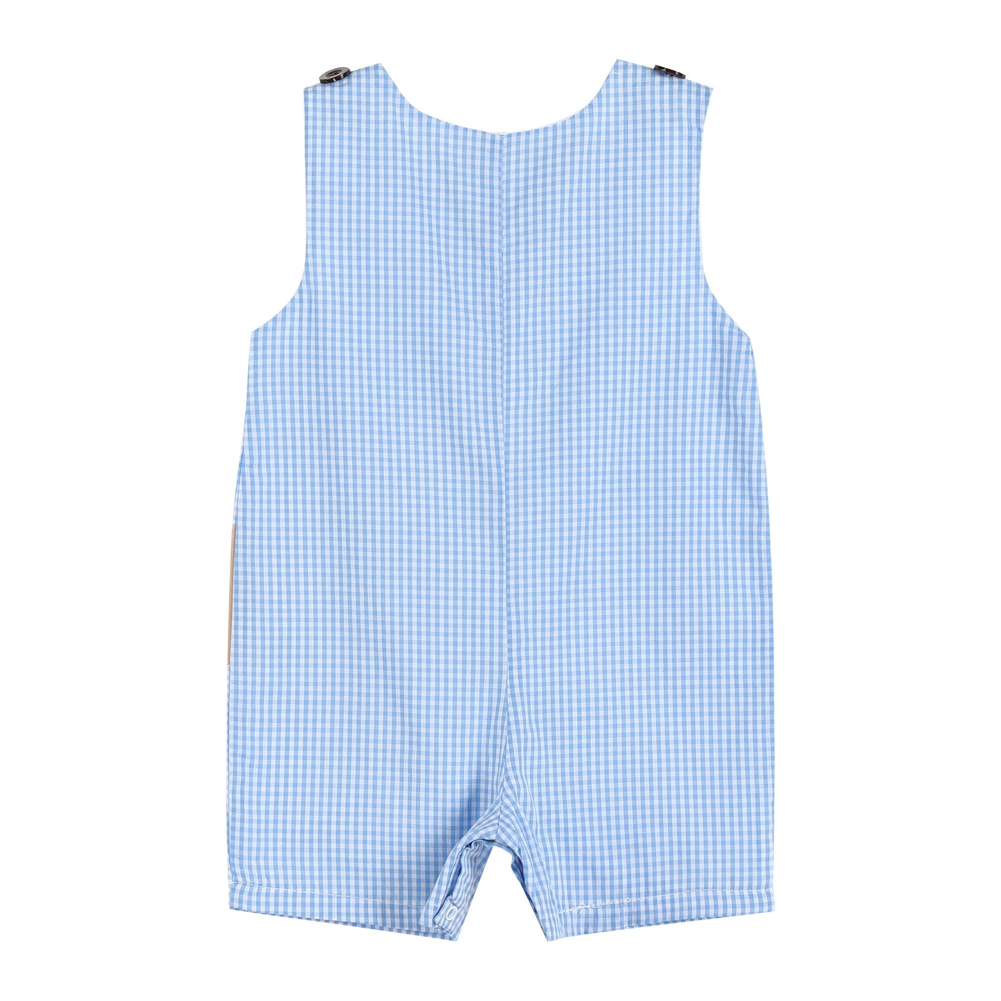 Blue Gingham Puppy Jon Jon