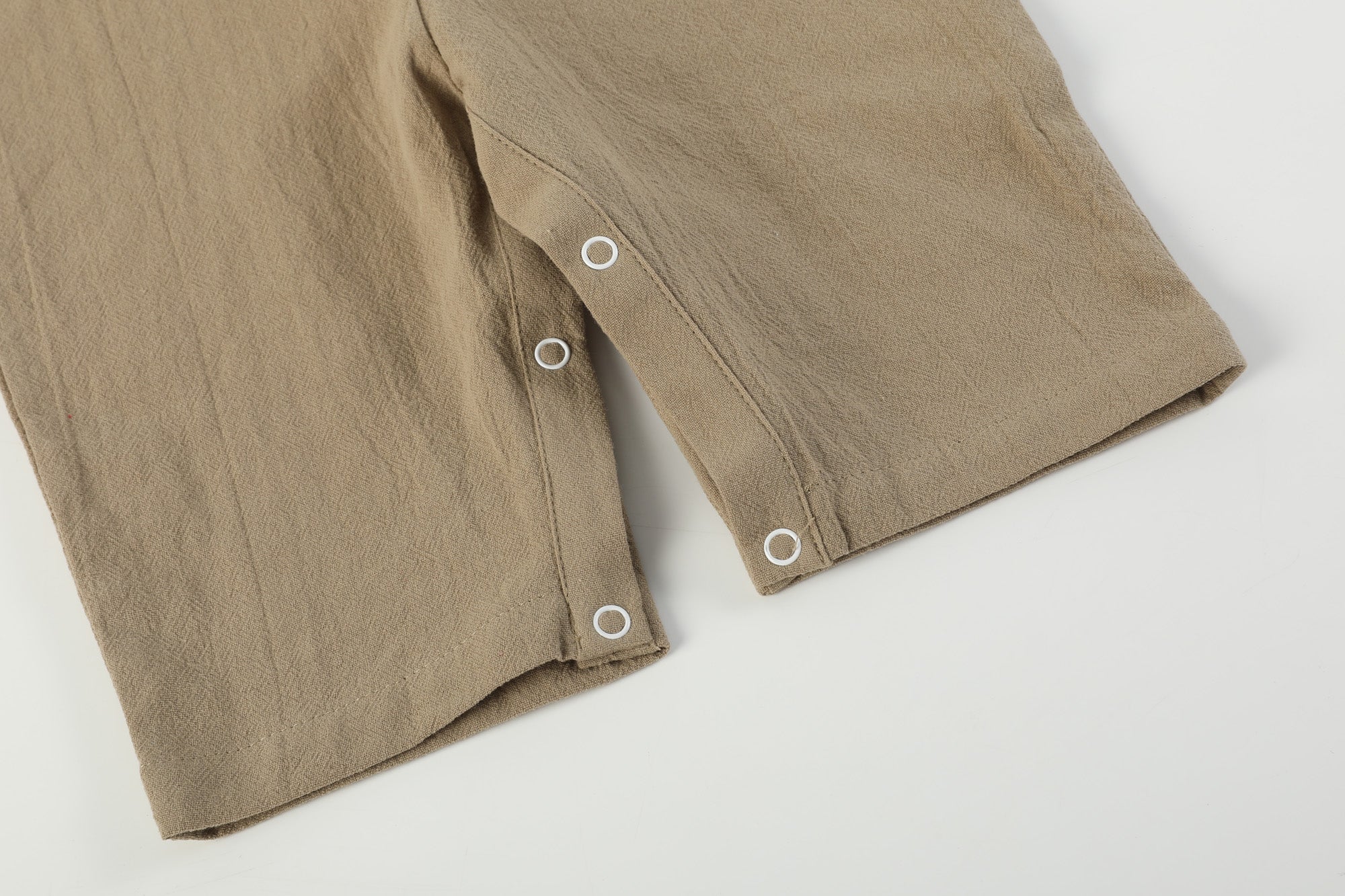 Brown Construction Smocked Longalls
