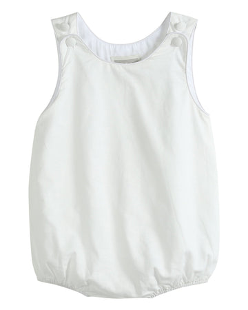 Classic White Bubble Romper