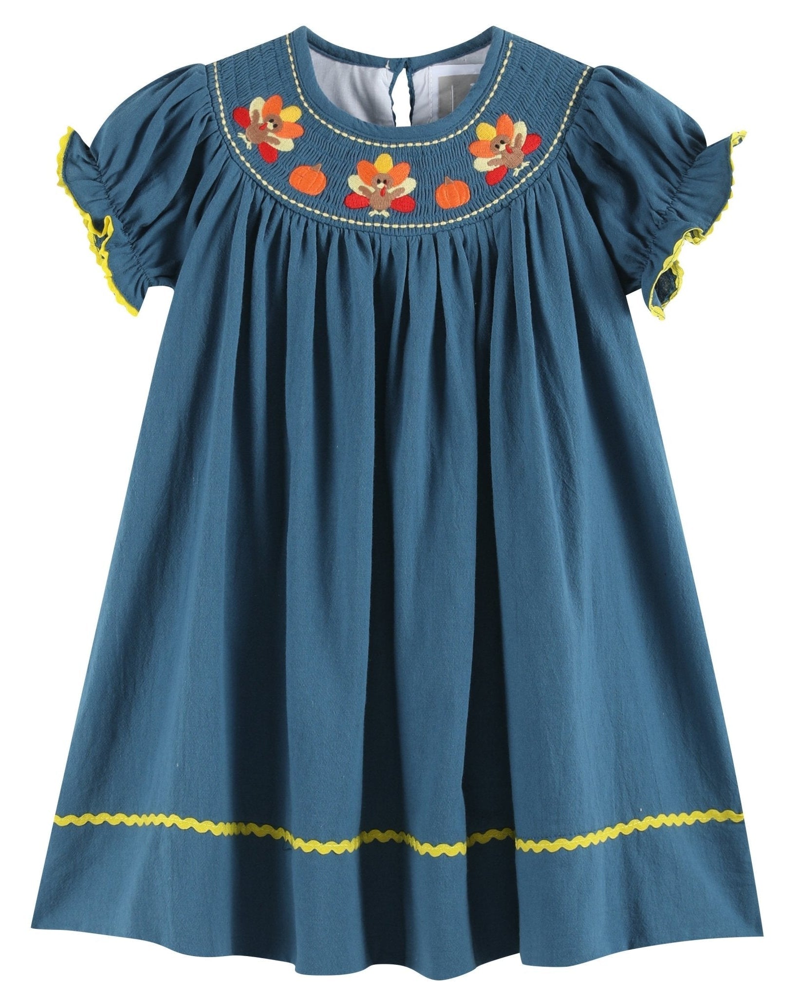 Cobalt Blue Turkey Bishop Dress