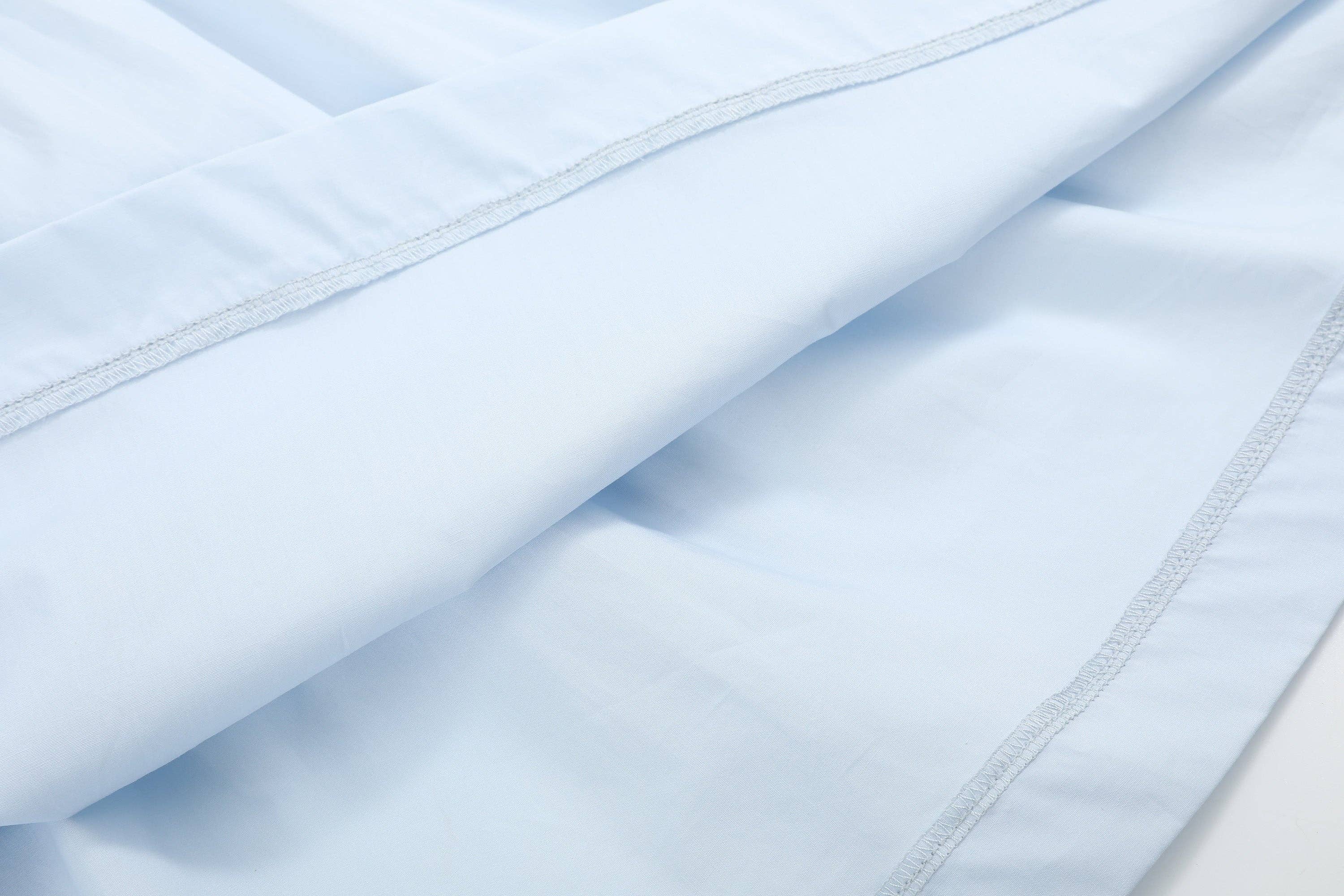 Blue Ruffled Crosses Smocked Dress