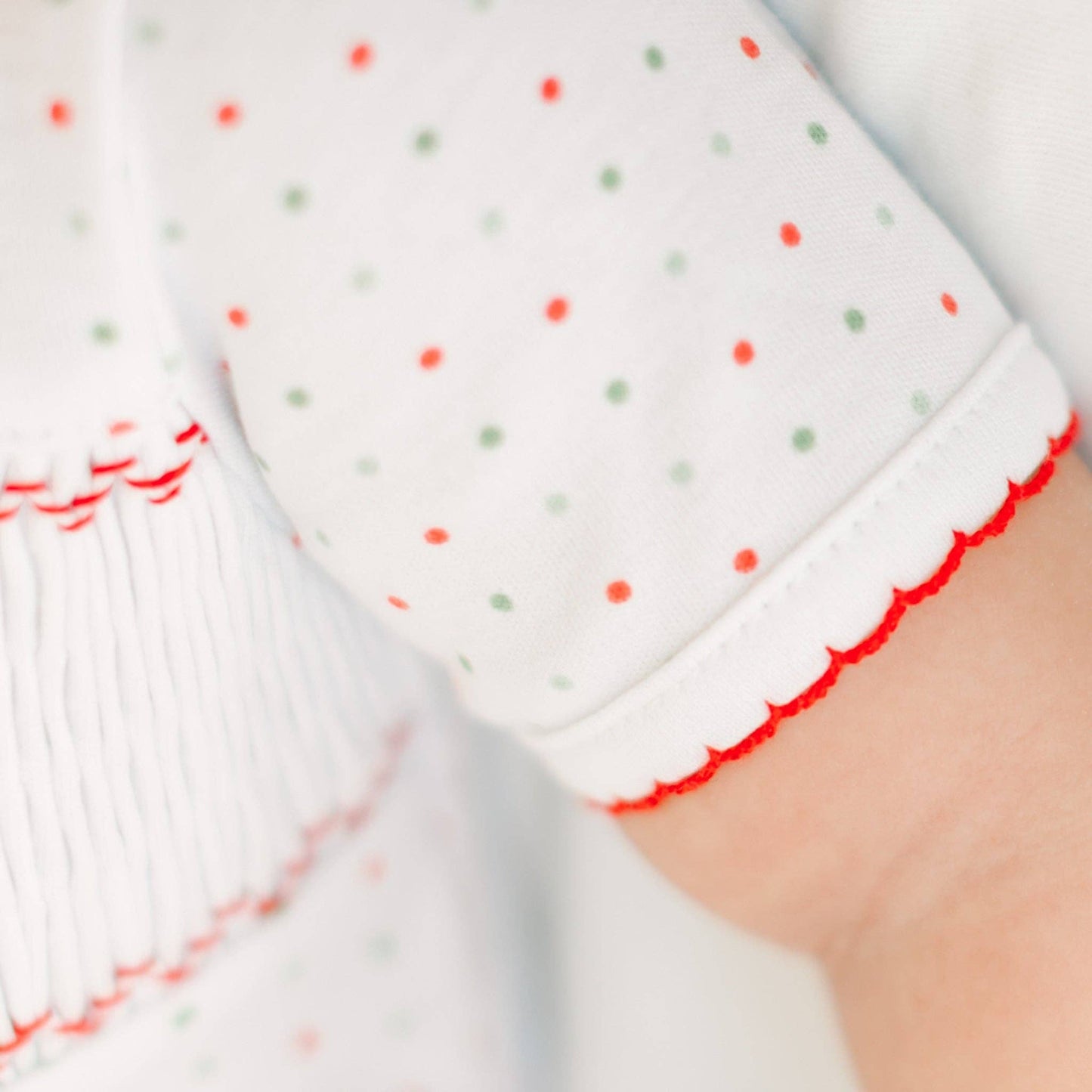 Christmas Joy Classics Smocked Short Sleeve Bubble - Red Boy