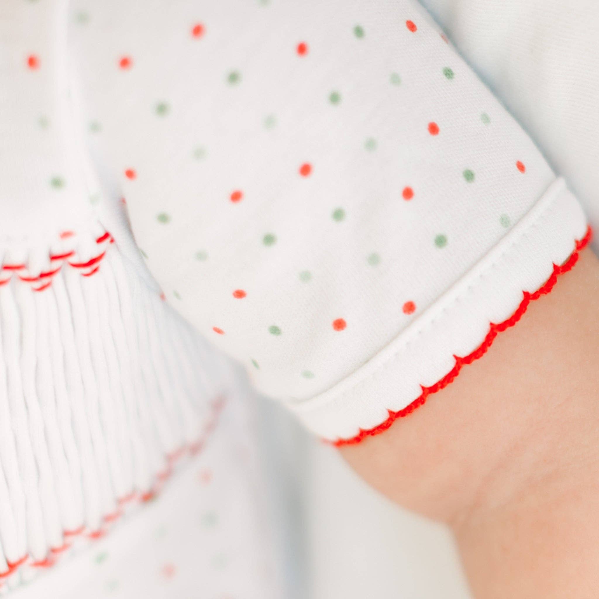 Christmas Joy Classics Smocked Short Sleeve Bubble - Red Boy