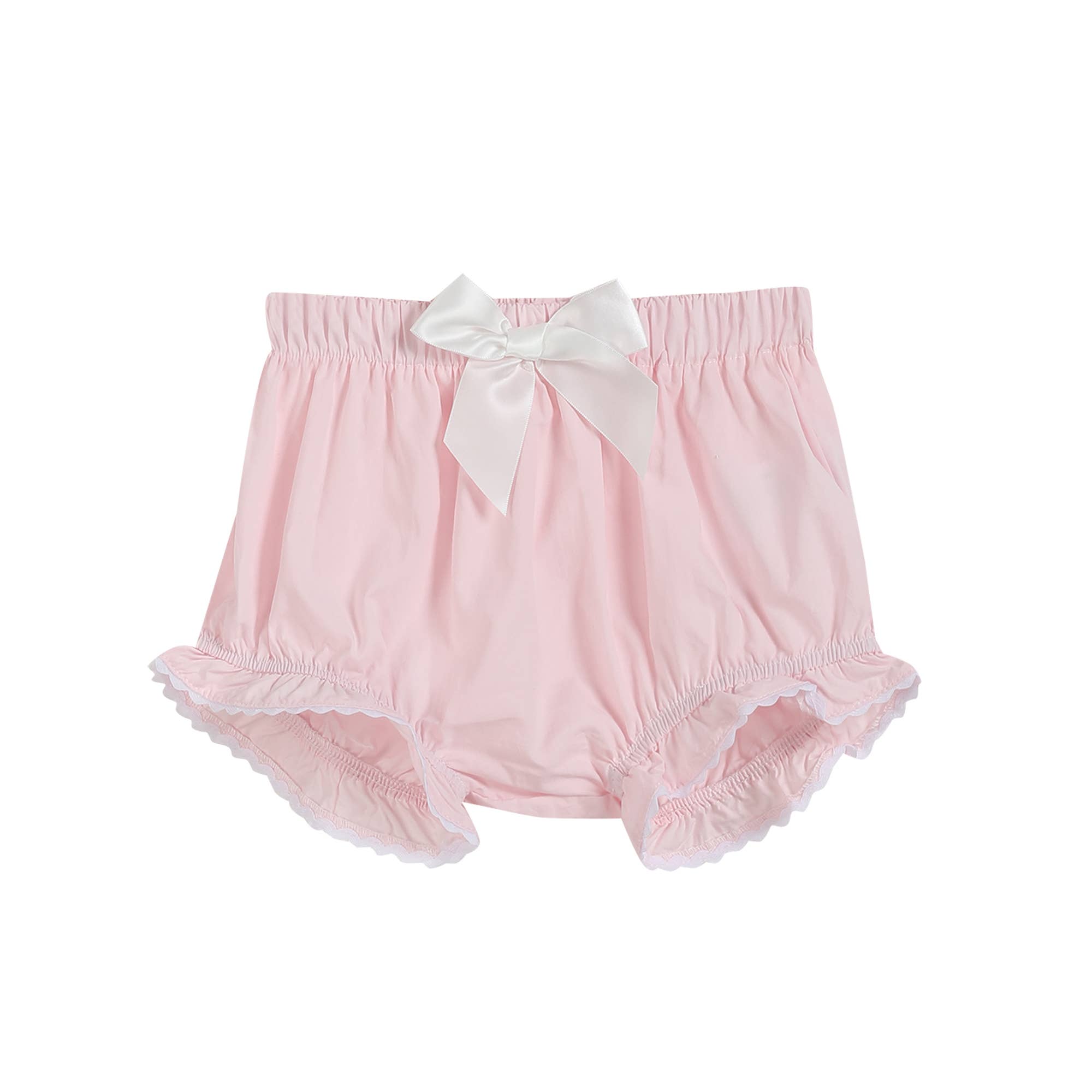 Light Pink Daisy Smocked Top and Bloomer 2 pc set: 18-24M