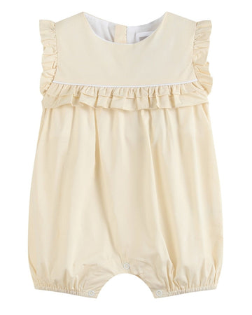 Light Yellow Ruffle Jumper Romper