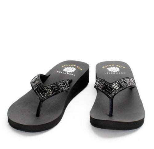 yellow-box-clarra-black-rhinestone-mellow-mat-sandals