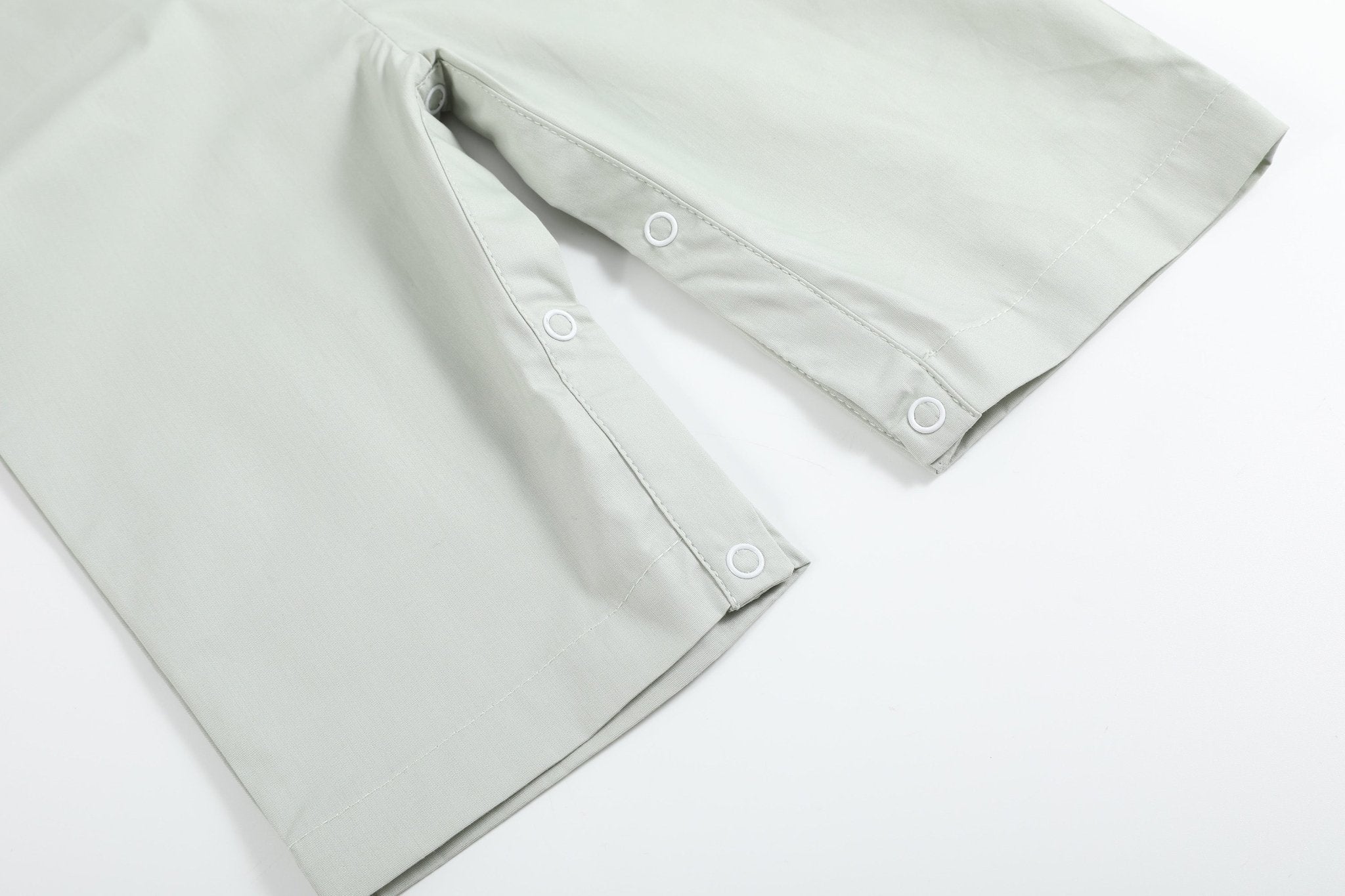 Sage Green Construction Smocked Longalls