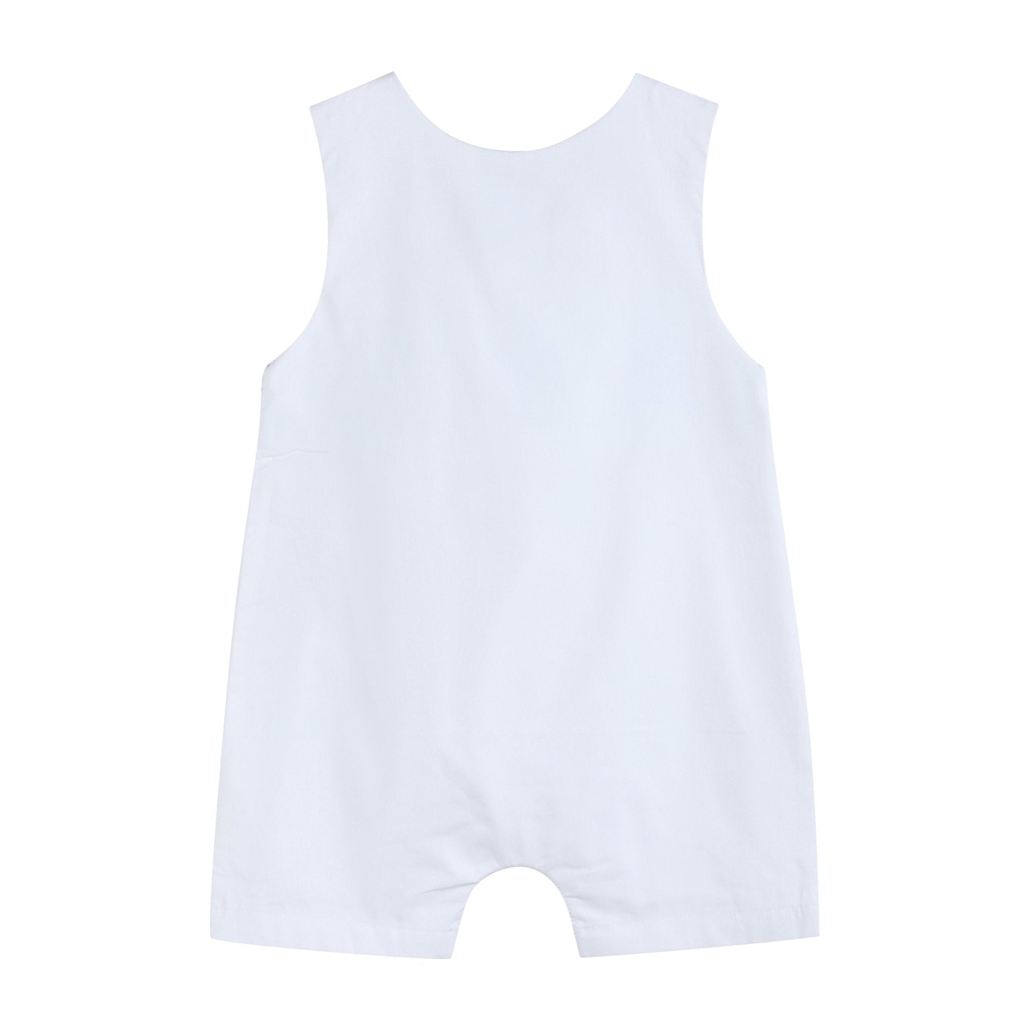 White and Blue Holy Smocked Jon Jon