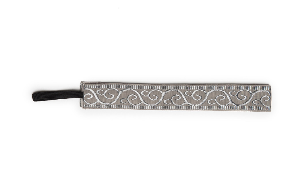 BANDED Gray Woven Vine Headband