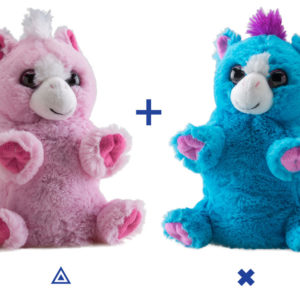 switch-a-rooz-pony-blue-pink-stuffed-animal