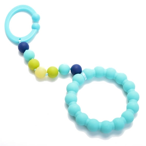 Chewbeads Gramercy Turquoise Stroller Toy
