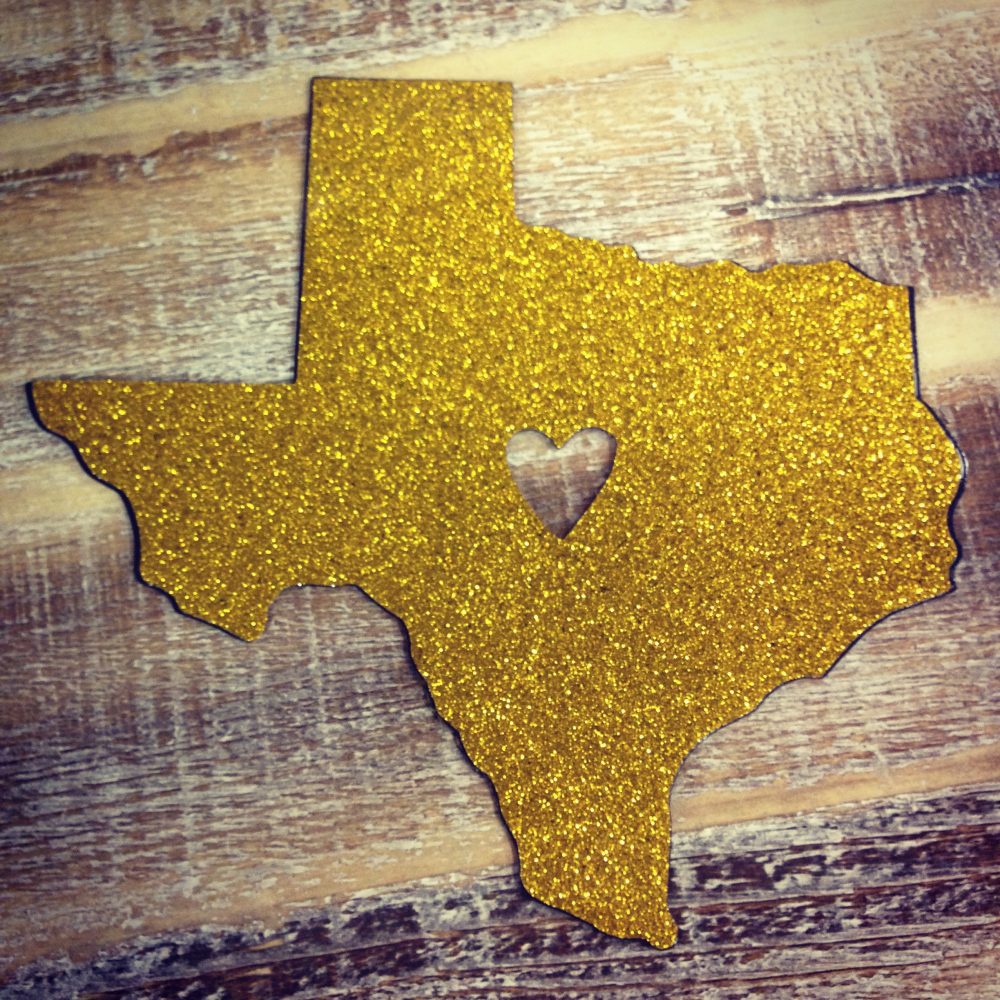 Heart of Texas Car Magnet