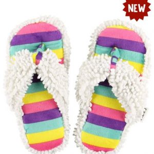 lazy-one-unicorn-stripe-spa-slippers