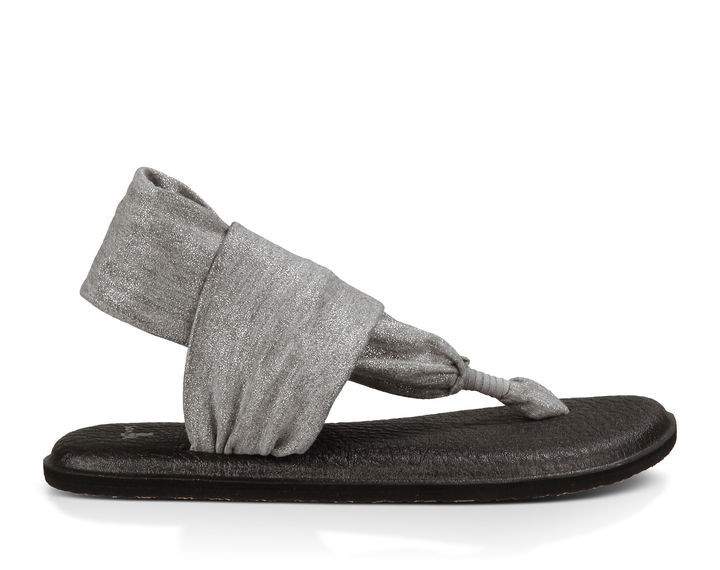 Sanuk Yoga Sling 2 Metallic Silver Women's Sandal