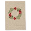 mud-pie-french-knot-holly-wreath-initial-towel