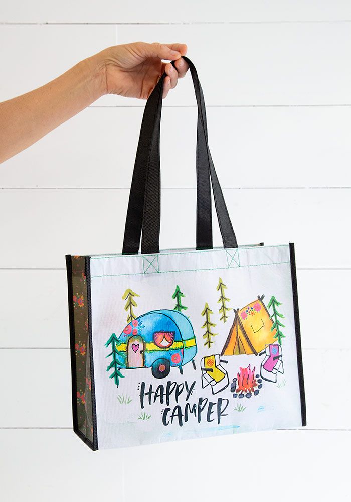 camper tote bag