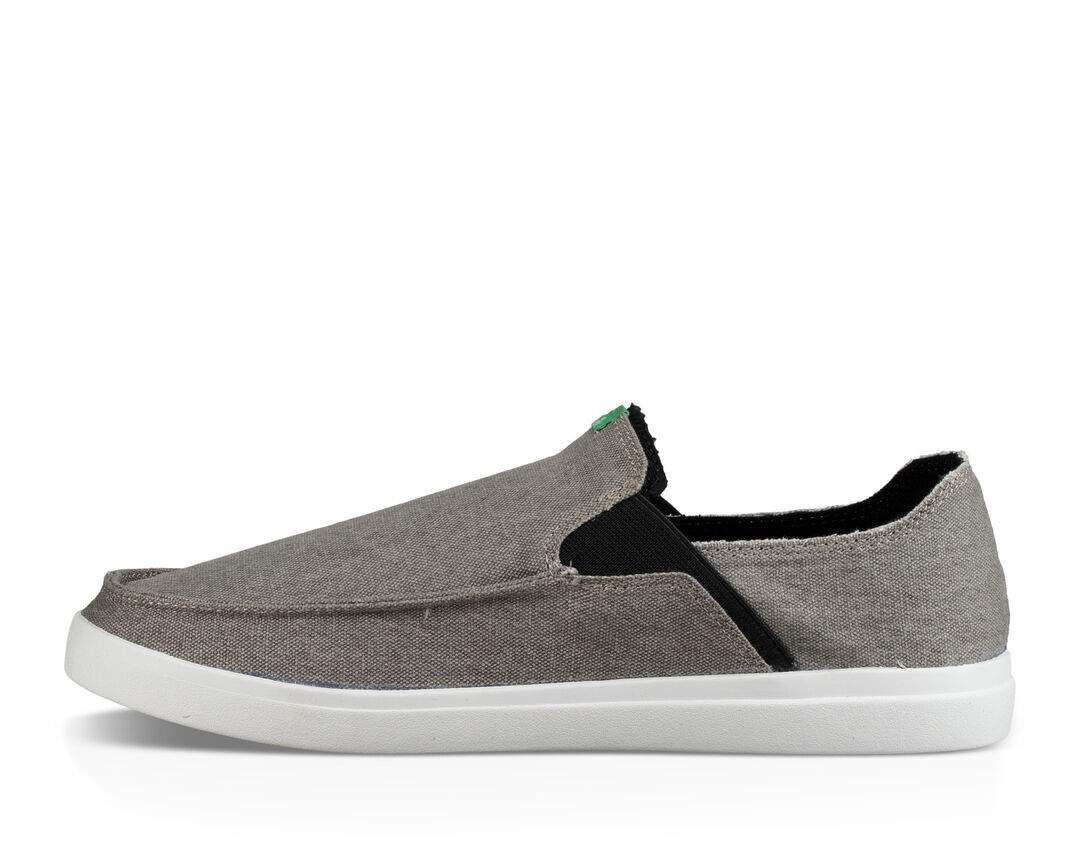 New Mens Sanuk Pick Pocket Slip On Sneaker Grey