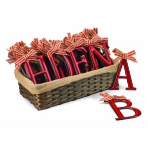 mud-pie-red-tin-initial-ornaments