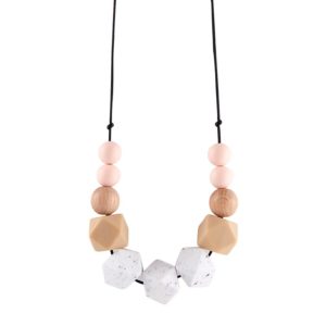 stephan-baby-blush-speckle-silicone-necklace